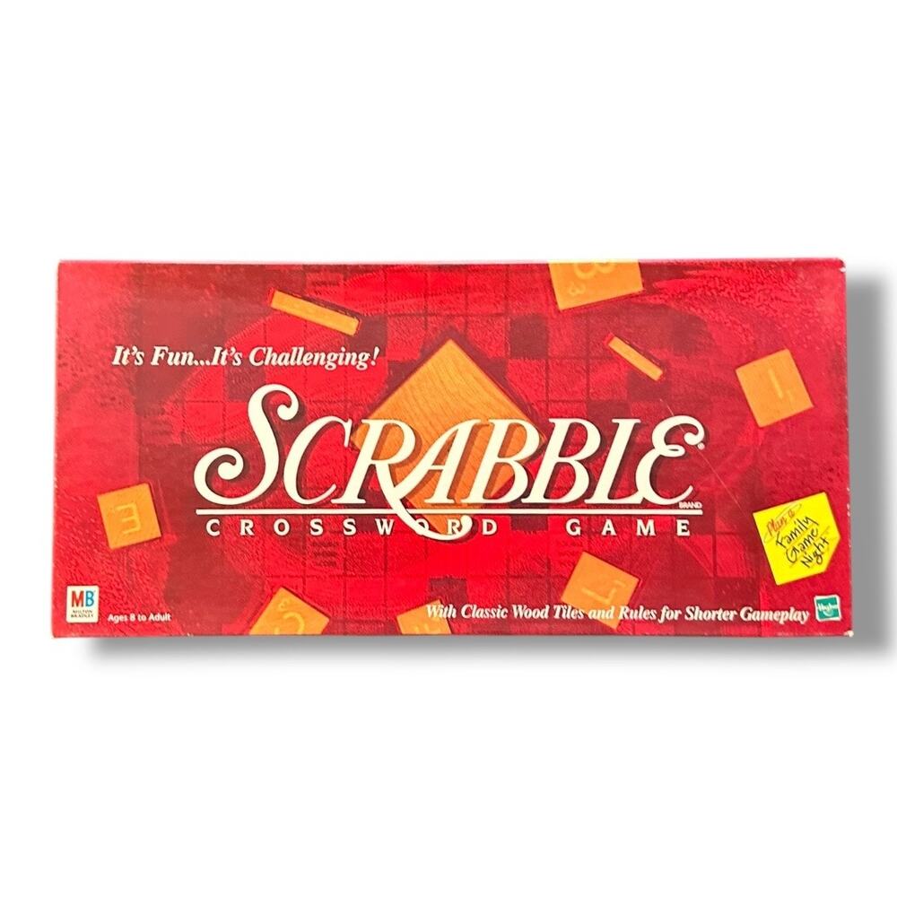 1999 Hasbro Scrabble Crossword Game
